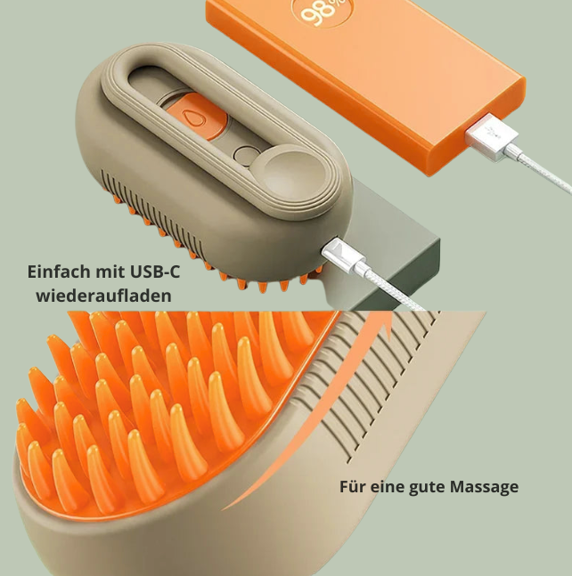 ⭐ FurEver Fresh™ – 3-in-1 Pet Steam Brush