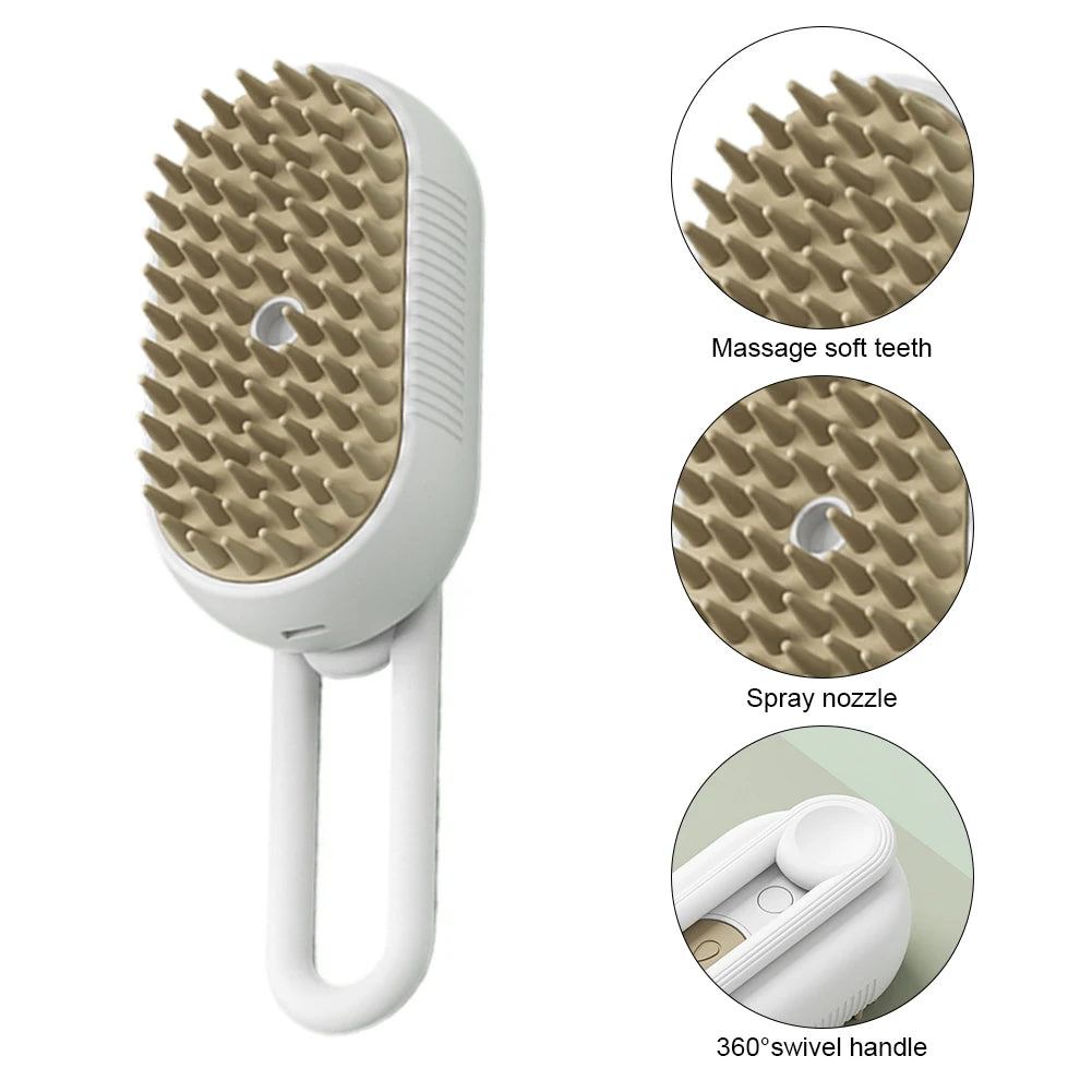 ⭐ FurEver Fresh™ – 3-in-1 Pet Steam Brush